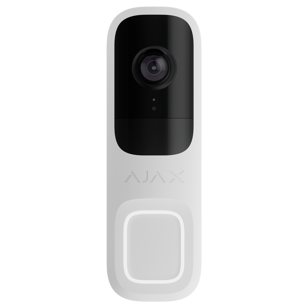Ajax DoorBell | Videoportero Inteligente con IA y PIR | 4MP | Wi-Fi + Jeweller | IP54 AJ-DOORBELL-4-W