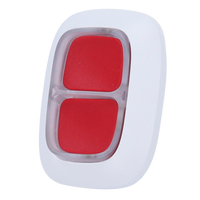 Ajax DoubleButton | Doble Botón de Pánico Inalámbrico | Grado 2 | 868 MHz Jeweller | Blanco. AJ-DOUBLEBUTTON-W