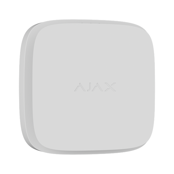 Detector de Humo, Termovelocimétrico y CO Ajax FireProtect 2 HSC | Inalámbrico | Blanco.  AJ-FIREPROTECT2-HSC-SB-W