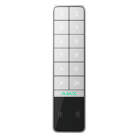 Ajax KeyPad Outdoor | Teclado Exterior RFID + BLE | IP66 + IK08 | Grado 2 | Jeweller | Blanco AJ-KEYPADOUTDOOR-W