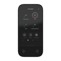 Ajax KeyPad TouchScreen | Teclado Táctil IPS 5" + RFID + BLE | Grado 2 | Jeweller | Negro. AJ-KEYPADTOUCHSCREEN-B