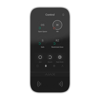 Ajax KeyPad TouchScreen | Teclado Táctil IPS 5" + RFID + BLE | Grado 2 | Jeweller | Blanco AJ-KEYPADTOUCHSCREEN-W