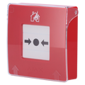 Ajax Botón Manual Alarma de Incendio Inalámbrico | EN 54 | 868 MHz Jeweller | Rojo. AJ-MANUALCALLPOINT-RED
