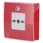 Ajax Botón Manual Alarma de Incendio Inalámbrico | EN 54 | 868 MHz Jeweller | Rojo. AJ-MANUALCALLPOINT-RED