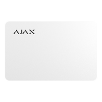 Ajax Pass | Tarjeta de Acceso Sin Contacto RFID | 1 Ud. | MIFARE DESFire | Blanco.AJ-PASS-W