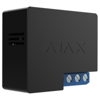 Ajax Relay | Relé de Control Remoto Contacto Seco | 3 kW | 868 MHz Jeweller | Negro.  AJ-RELAY