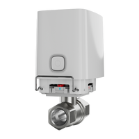 Ajax WaterStop | Electroválvula de Cierre de Agua Inalámbrica | 1" DN25 | Control Remoto | Blanco. AJ-WATERSTOP-1/2-W