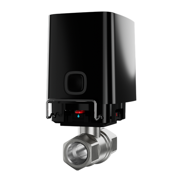 Ajax WaterStop | Electroválvula de Cierre de Agua Inalámbrica | 1" DN25 | Control Remoto | Negro AJ-WATERSTOP-1/2-B.