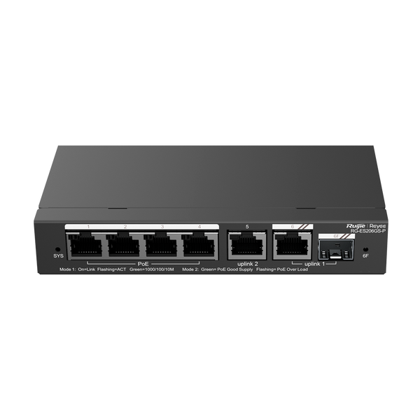 Switch PoE Reyee RG-ES206GS-P