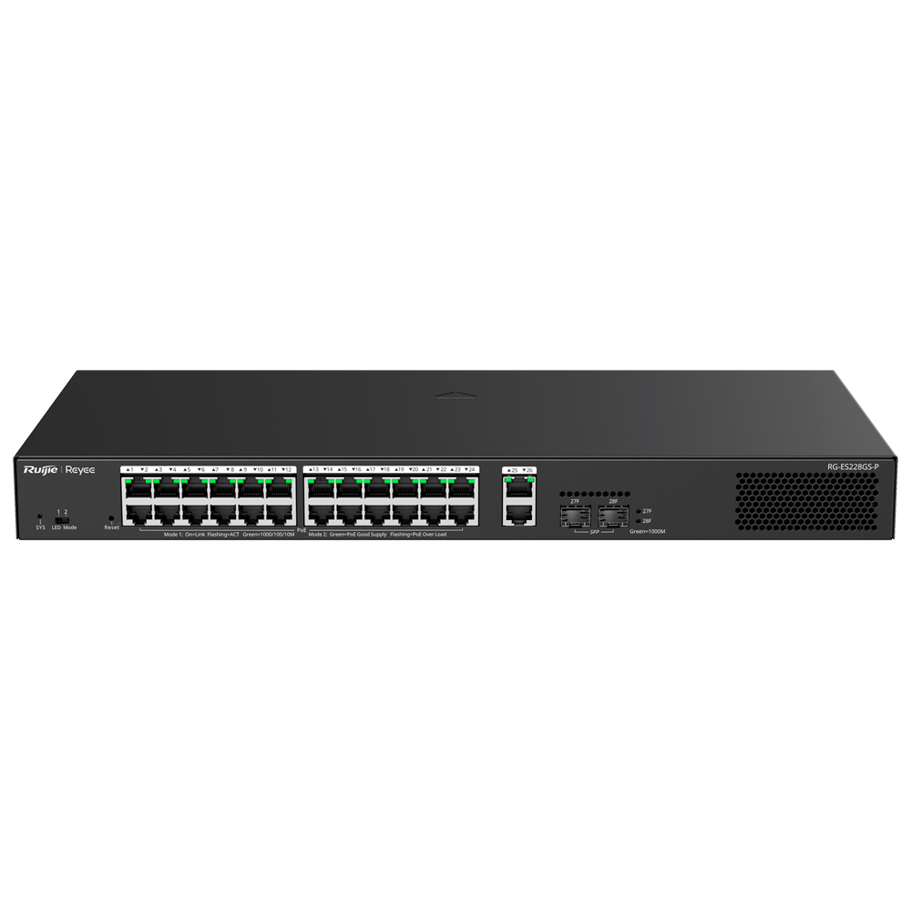 Switch PoE Reyee RG-ES228GS-P