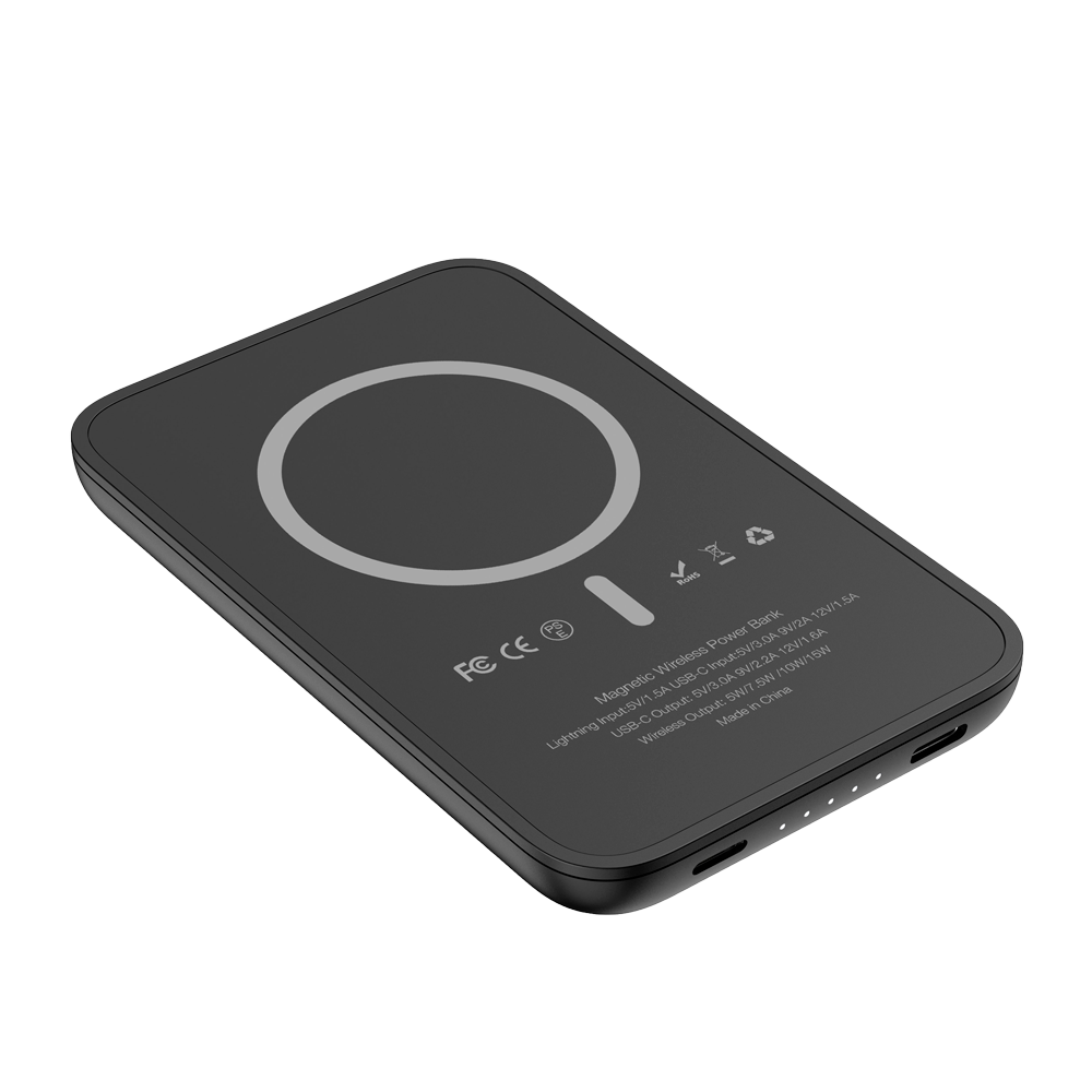 VEGER Power Bank Magnética Inalámbrica 5000mAh | QI + PD20W.   VG-W0553P