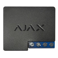 Ajax Relay | Relé de Control Remoto Contacto Seco | 3 kW | 868 MHz Jeweller | Negro.  AJ-RELAY