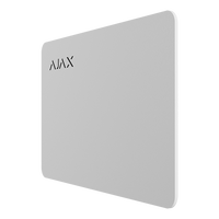 Ajax Pass | Tarjeta de Acceso Sin Contacto RFID | 1 Ud. | MIFARE DESFire | Blanco.AJ-PASS-W