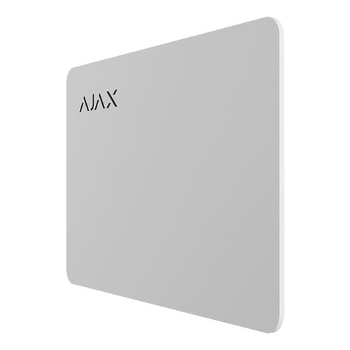Ajax Pass | Tarjeta de Acceso Sin Contacto RFID | 1 Ud. | MIFARE DESFire | Blanco.AJ-PASS-W