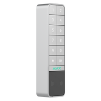 Ajax KeyPad Outdoor | Teclado Exterior RFID + BLE | IP66 + IK08 | Grado 2 | Jeweller | Blanco AJ-KEYPADOUTDOOR-W
