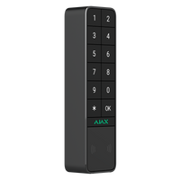 Ajax KeyPad Outdoor | Teclado Exterior RFID + BLE | IP66 + IK08 | Grado 2 | Jeweller | Negro.  AJ-KEYPADOUTDOOR-B