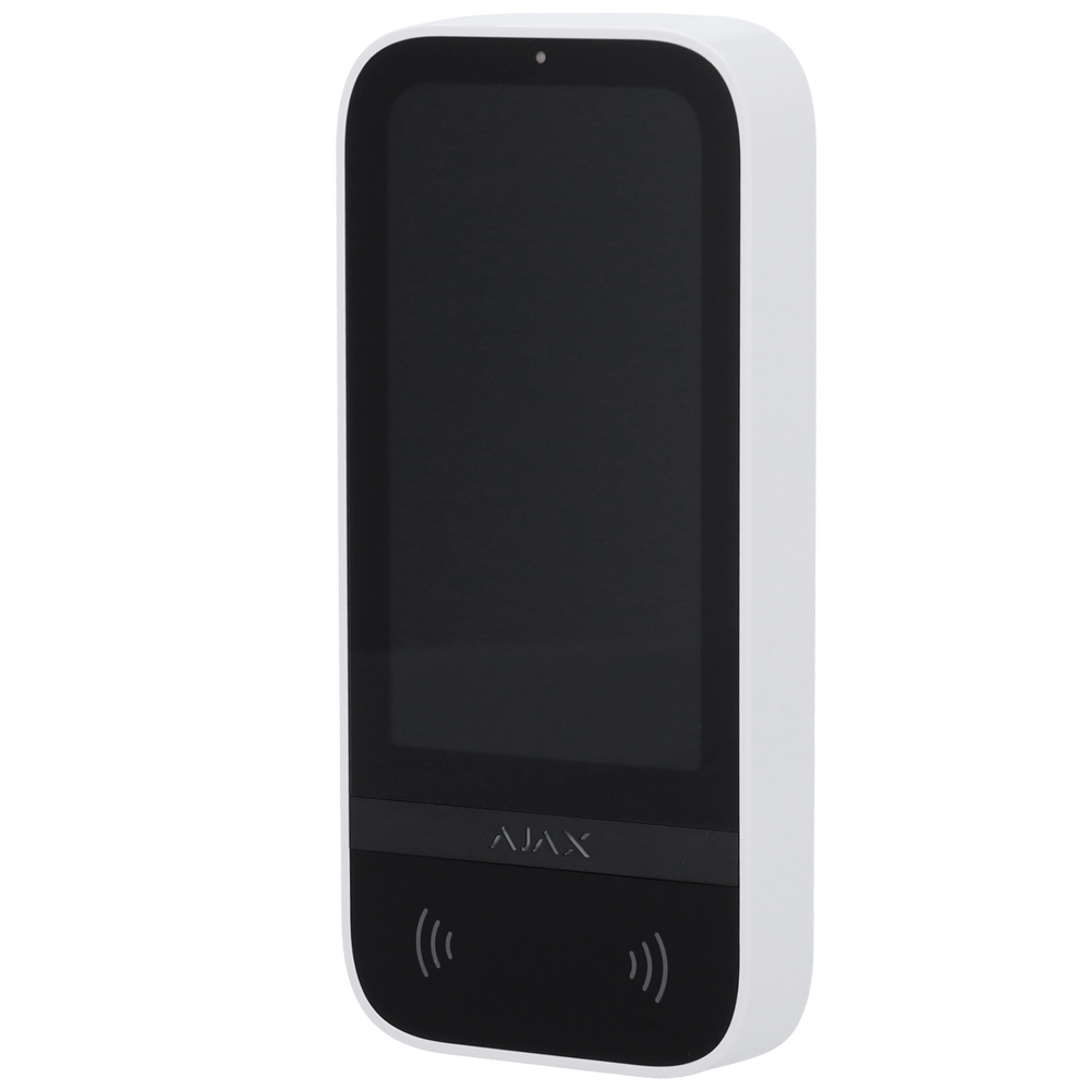 Ajax KeyPad TouchScreen | Teclado Táctil IPS 5" + RFID + BLE | Grado 2 | Jeweller | Blanco AJ-KEYPADTOUCHSCREEN-W