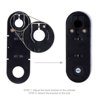 Yale Linus L2 | Cerradura Inteligente BLE + WiFi | App + NFC | Sincronizable con Ajax | Plata.YALE-LINUS-L2-S