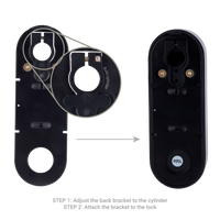 Yale Linus L2 | Cerradura Inteligente BLE + WiFi | App + NFC | Sincronizable con Ajax | Negro.YALE-LINUS-L2-B