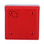 Ajax Botón Manual Alarma de Incendio Inalámbrico | EN 54 | 868 MHz Jeweller | Rojo. AJ-MANUALCALLPOINT-RED