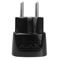 Ajax Socket | Enchufe Inteligente con Control Remoto | 2.5 kW | Med. Consumo | 868 MHz | Negro AJ-SOCKET-B.
