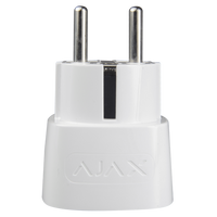 Ajax Socket | Enchufe Inteligente con Control Remoto | 2.5 kW | Med. Consumo | 868 MHz | Blanco AJ-SOCKET-W.