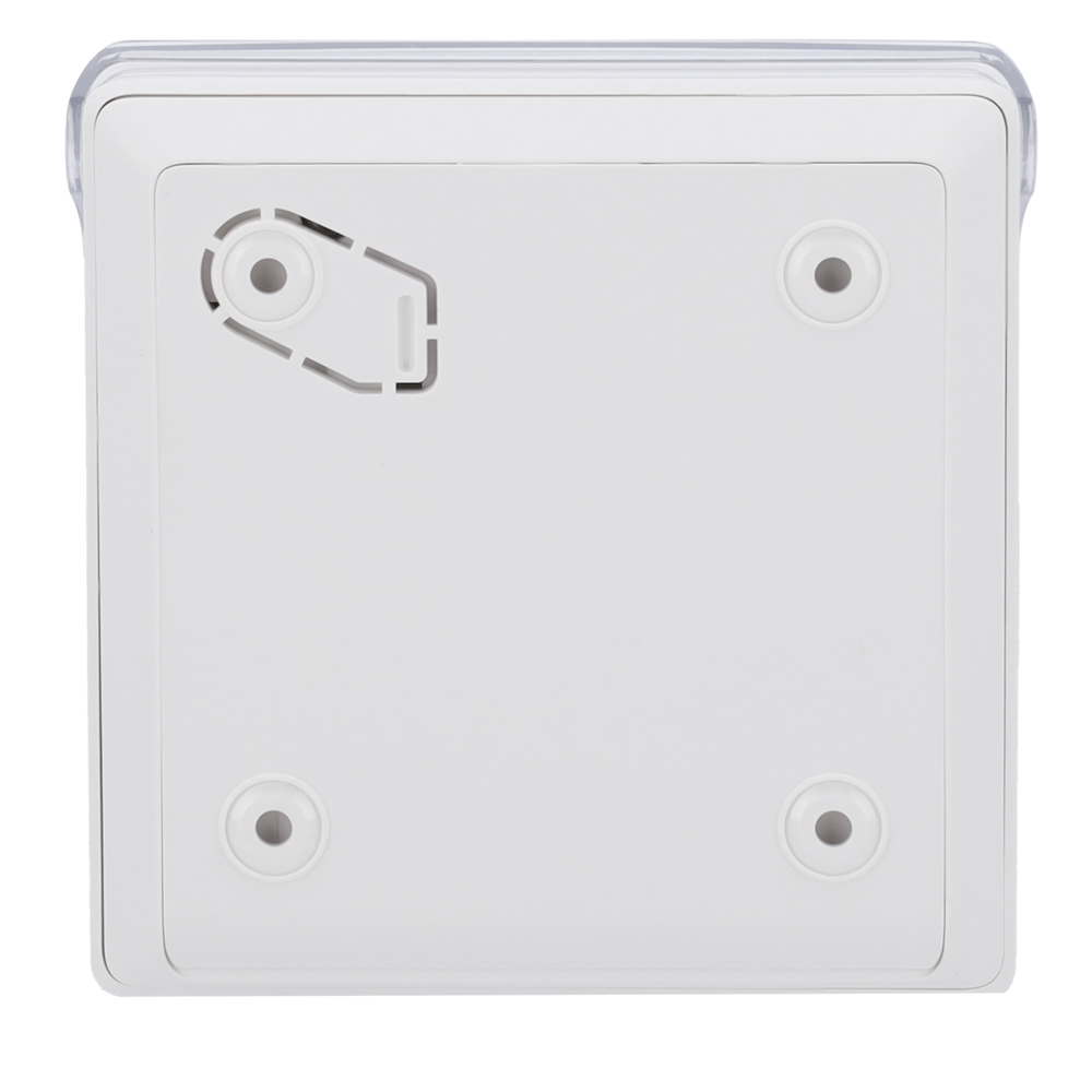 Ajax Botón Manual Alarma de Incendio Inalámbrico | EN 54 | 868 MHz Jeweller | Blanco.  AJ-MANUALCALLPOINT-WHITE