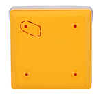 Ajax Botón Manual Alarma de Incendio Inalámbrico | EN 54 | 868 MHz Jeweller | Amarillo.  AJ-MANUALCALLPOINT-YELLOW