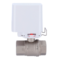 Ajax WaterStop | Electroválvula de Cierre de Agua Inalámbrica | 1" DN25 | Control Remoto | Blanco. AJ-WATERSTOP-1/2-W