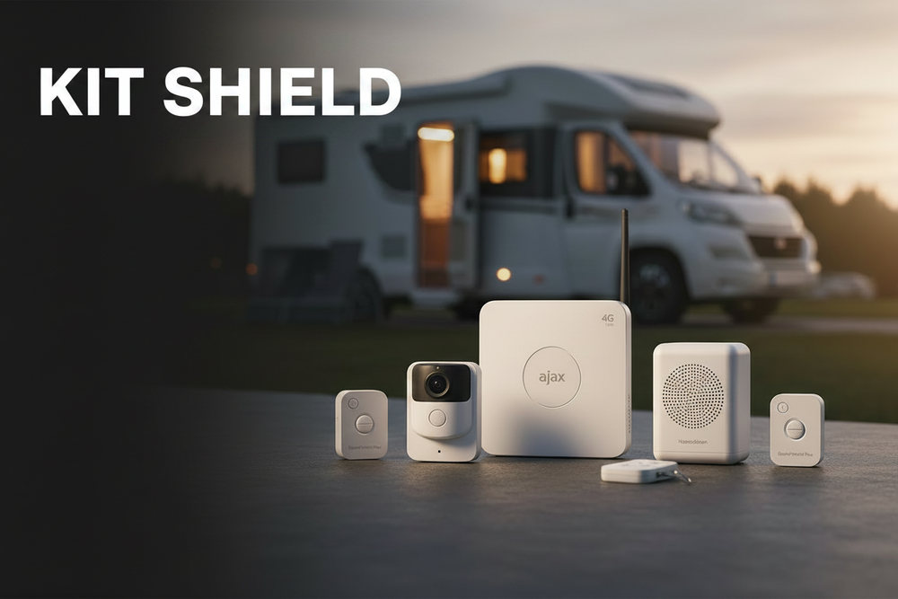 Kit Alarma Ajax SHIELD para Autocaravana