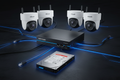 Kit Videovigilancia Hikvision NVR 4 Cámaras Domo IP 4MP + HDD 2TB